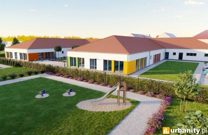 Nowe przedszkole i żłobek na Złotnikach - wizualizacja