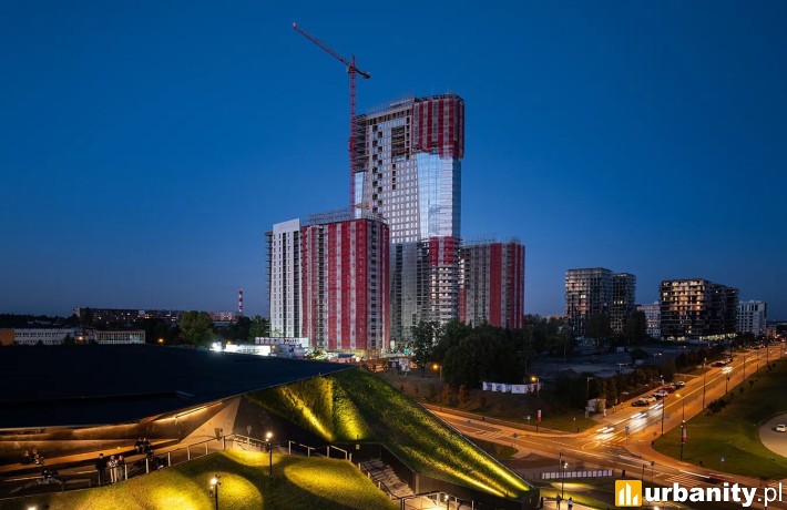 Coraz bliżej ukończenia budowy Atal Olimpijska w Katowicach, fot. Atal