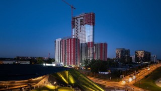 Katowice czekają na taras widokowy na szczycie 130-metrowego wieżowca. Budowa zbliża się do końca