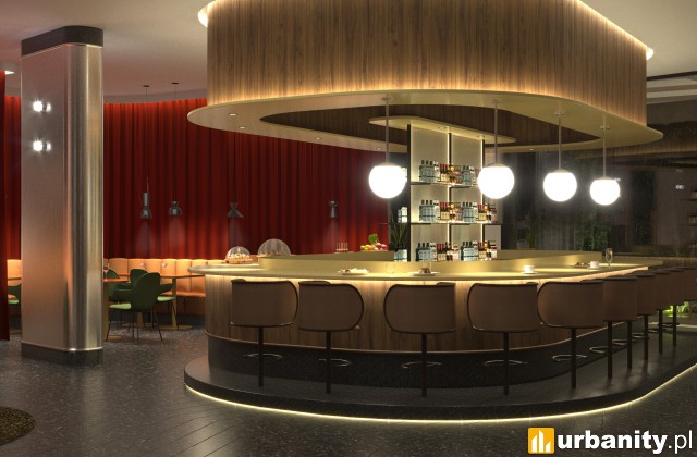Projekt hotelu powstającego przy Worcella w Krakowie, wiz. materiały prasowe