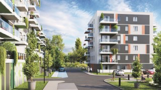 Gotowe osiedle J.W. Construction w Chorzowie, nieopodal Parku Śląskiego