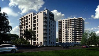 Osiedle Nowych Kosmonautów z wykonawcą i na starcie