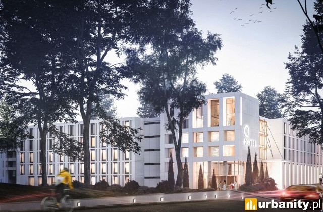 Q Hotel w Sopocie - wizualizacja, wiz. materiały inwestora