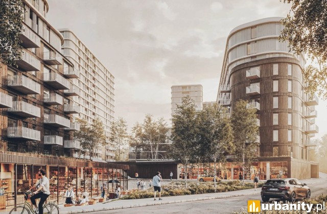 Nawet 55 metrów wysokości i ponad 750 mieszkań. Nowa koncepcja inwestycji, wiz. loesch+partnerzy  architektura