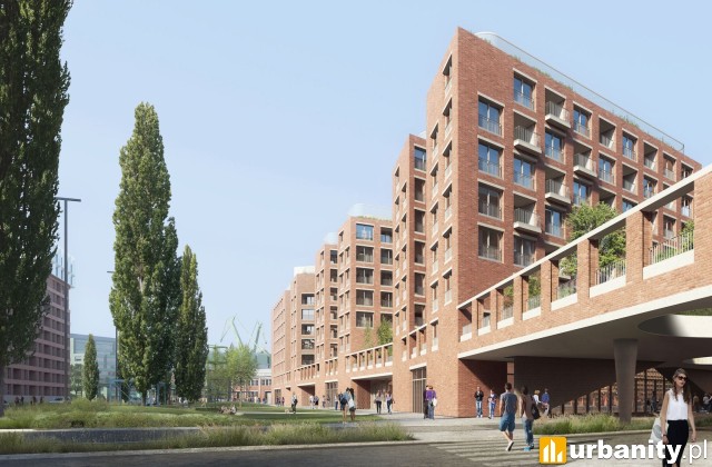 Stocznia Centrum Gdańsk coraz bliżej inwestycji na terenie Młodego Miasta, wiz. JEMS Architekci