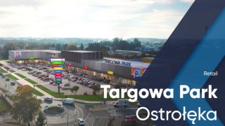 Targowa Park w Ostrołęce, wiz. materiały inwestora