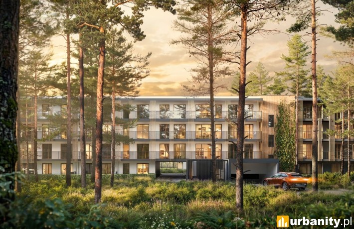 Projekt pierwszej inwestycji Trust Investment w Warszawie, wiz. materiały dewelopera
