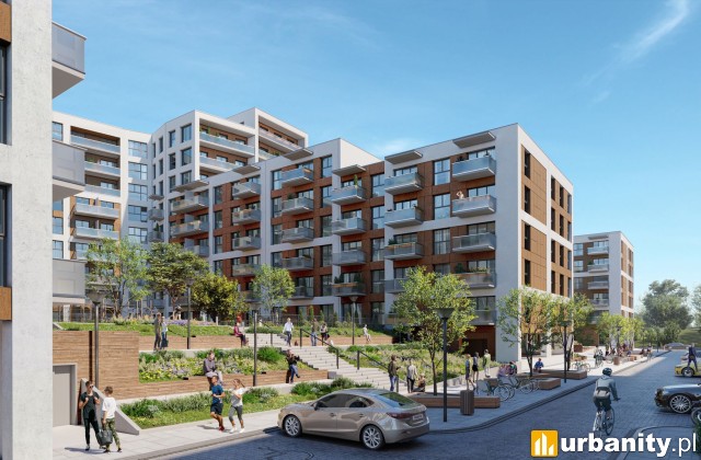 Tuwima Apartments w Nowym Centrum Łodzi, wiz. materiały prasowe