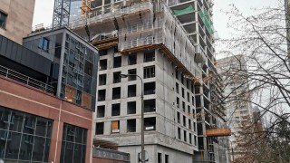 Budowa wieżowca Upper One w Warszawie, fot. Piotr L.