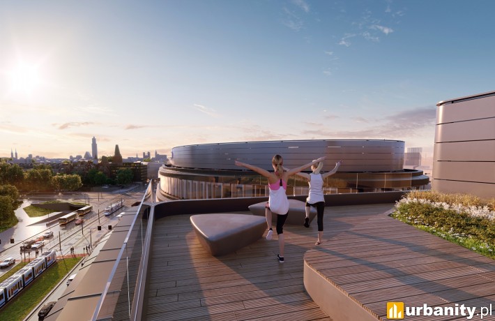 Wizualizacja biurowca Infinity we Wrocławiu, fot. materiały prasowe