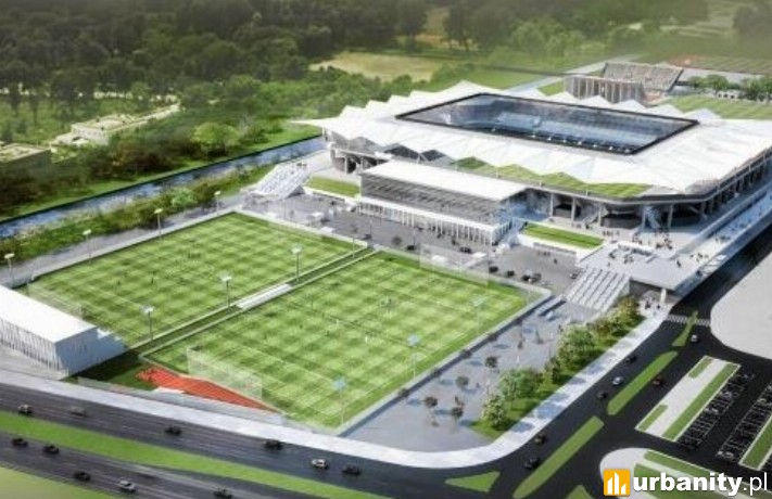 Czy w miejscu planowanych boisk szkoleniowych powstanie nowa hala sportowa? wiz. materiały prasowe