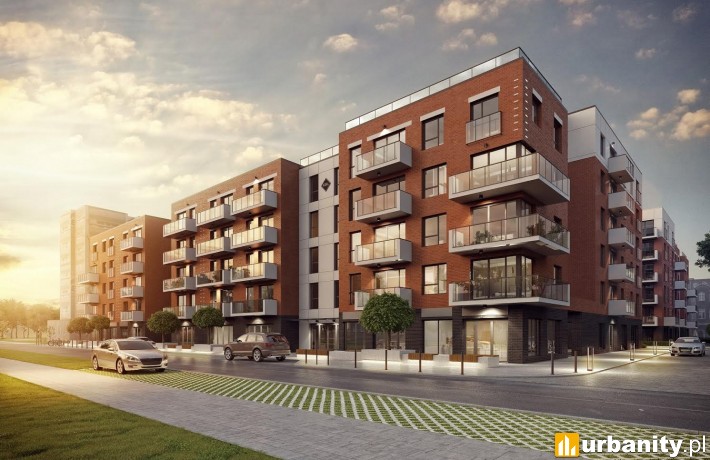 Wizualizacja osiedla Nowa Grobla Apartamenty w Gdańsku