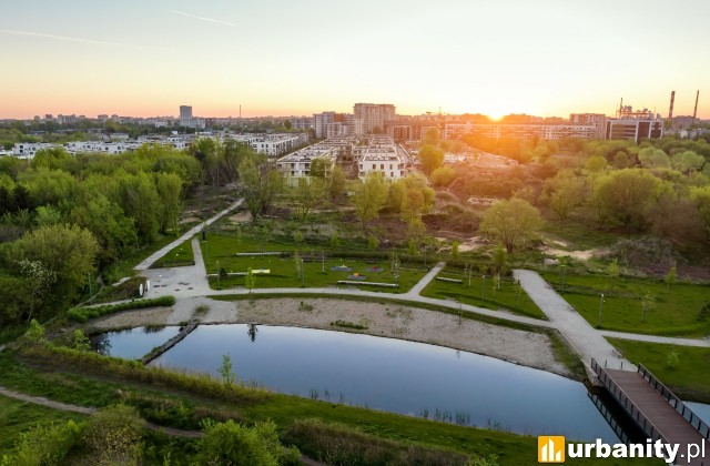 Park Enklawa na warszawskim Mokotowie, fot. Skanska
