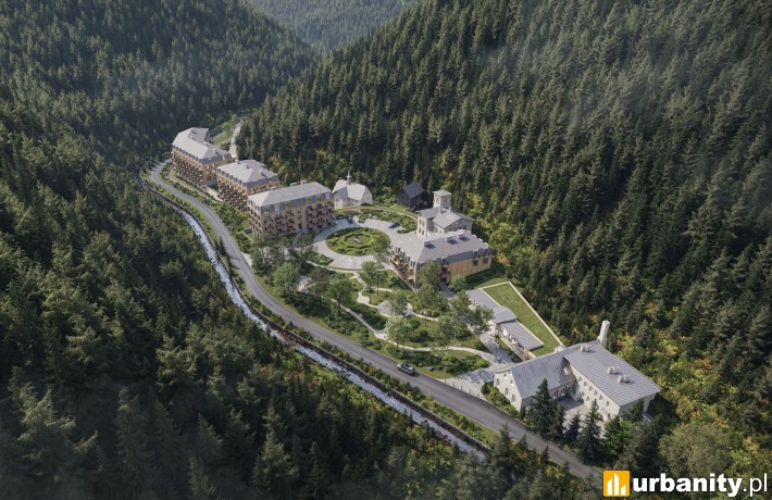 Saltic Zieleniec - projekt inwestycji, wiz. materiały inwestora