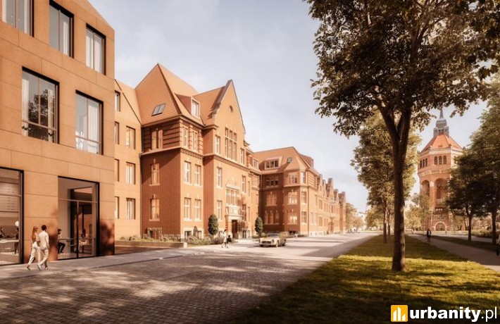 Wizualizacja kompleksu Sudea we Wrocławiu, wiz. materiały inwestora