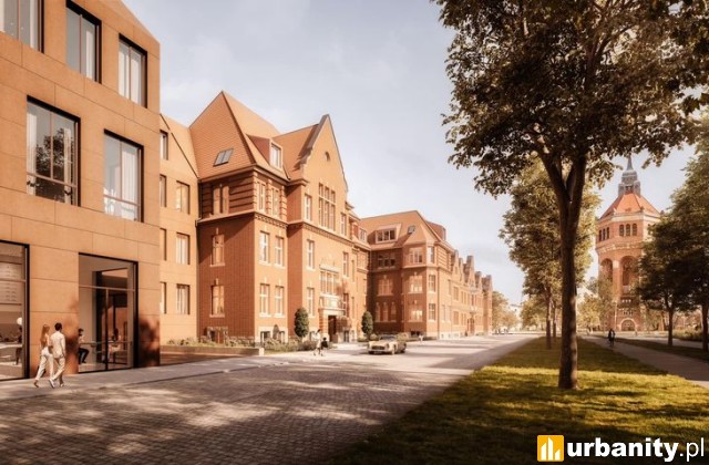 Wizualizacja kompleksu Sudea we Wrocławiu, wiz. materiały inwestora