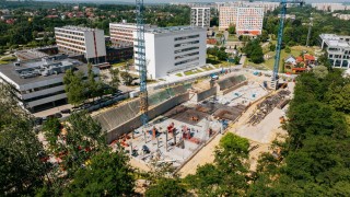 Rozbudowa kampusu Collegium Medicum Uniwersytetu Jagiellońskiego w Krakowie, fot. Soletanche