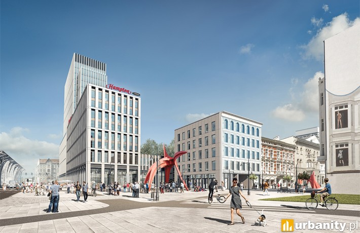 Projekt inwestycji Hi Piotrkowska w Łodzi