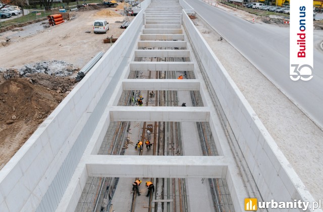 Krakowski Szybki Tramwaj z nowym tunelem. Inwestycja w końcowej fazie, fot. Soletanche Polska