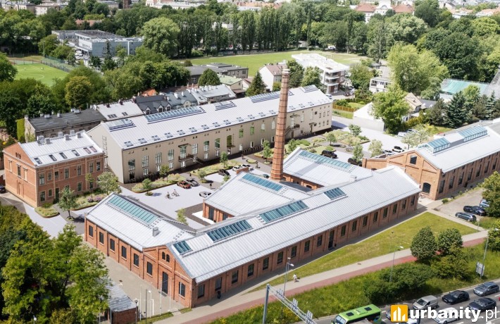 Zabytkowa fabryka w Krakowie zmienia się w nowoczesny kompleks wielofunkcyjny