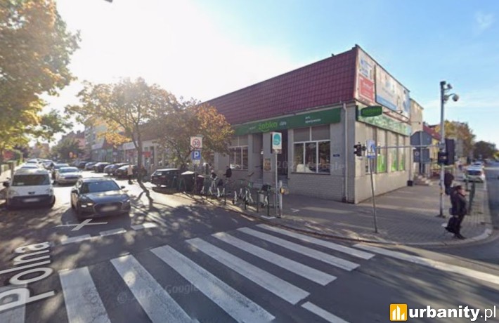 Zabudowa przy Polnej w Poznaniu, której dotyczy wniosek o rozbiórkę, fot. Google Maps