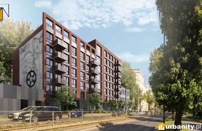 Koncepcja inwestycji przy Zachodniej 29/31 w Łodzi, wiz. Zuzanna Nowik