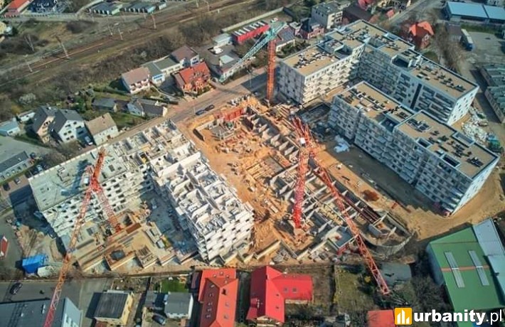 Postęp prac na budowie Apartamentów Jana z Kolna - maj 2020 r.