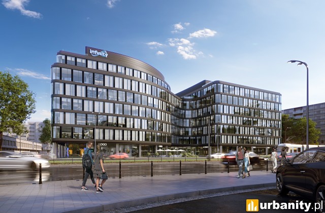Wizualizacja biurowca Infinity we Wrocławiu, fot. materiały prasowe