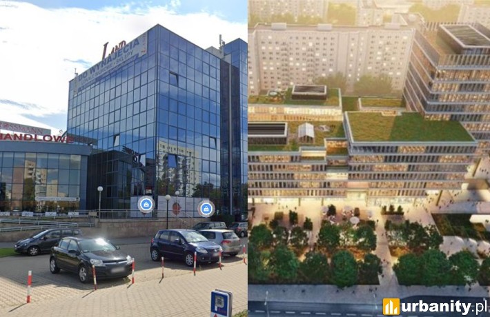 Centrum handlowe Land zastąpi nowoczesny kompleks biurowy projektu JEMS? wiz. JEMS Architekci/google street
