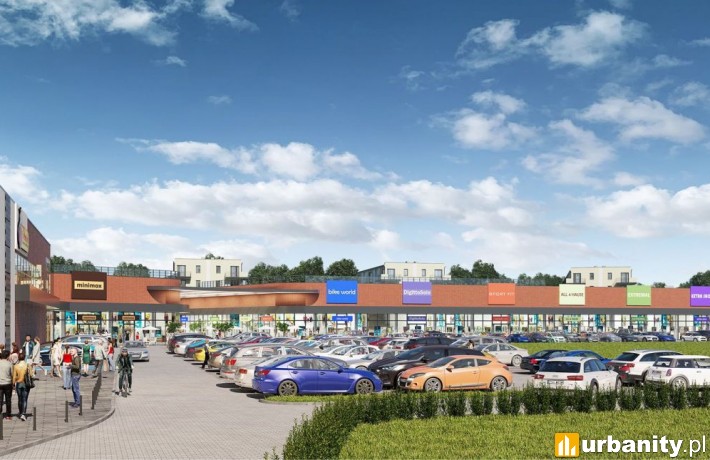 Centrum handlowe Legionowo Maxim - projekt rozbudowy, fot. materiały prasowe