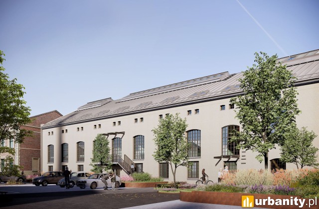 Projekt inwestycji Loft Park w Krakowie, wiz. materiały inwestora
