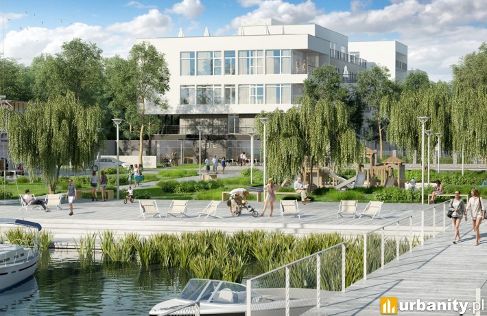 Wizualizacja projektu Molo Park w Mielnie