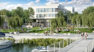 Wizualizacja projektu Molo Park w Mielnie