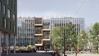 Projekt biurowca Nowy Rynek C, wiz. Ultra Architects