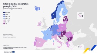 Zrównaliśmy się z Portugalią – Polska coraz wyżej w europejskim rankingu dobrobytu, fot. Eurostat