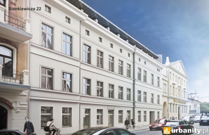 Projekt rewitalizacji zabytkowej kamienicy przy Sienkiewicza 22, fot. materiały inwestora