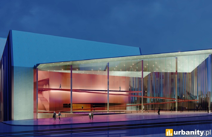 Nowa siedziba Teatru Muzycznego w Poznaniu, wiz. materiały inwestora
