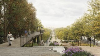 Projekt przebudowy ulicy Karowej, wiz. RS Architektura Krajobrazu