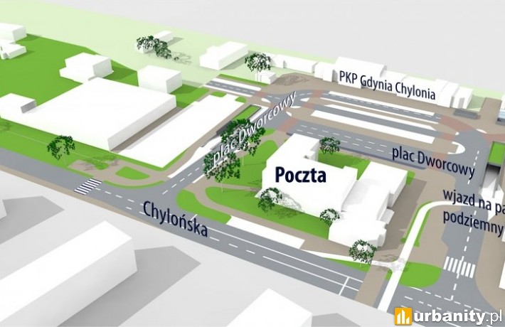 Budowa węzła integracyjnego w Gdyni-Chyloni