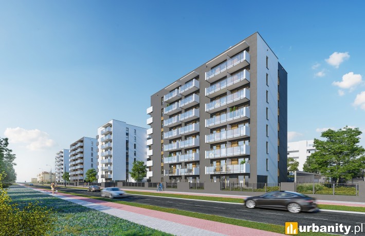 Apartamenty Dmowskiego II w Poznaniu - wizualizacja