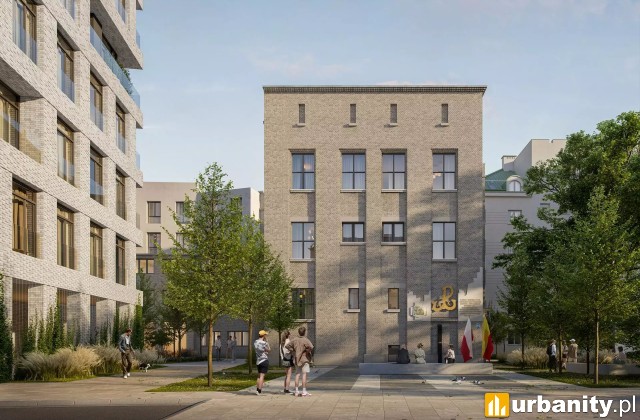 Projekt inwestycji Brzeska 24 w Warszawie, wiz. Grupa 5 Architekci