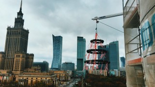 Zawieszono wiechę na budowie Centrum Marszałkowska
