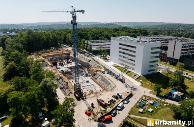 Rozbudowa kampusu Collegium Medicum Uniwersytetu Jagiellońskiego w Krakowie, fot. Soletanche