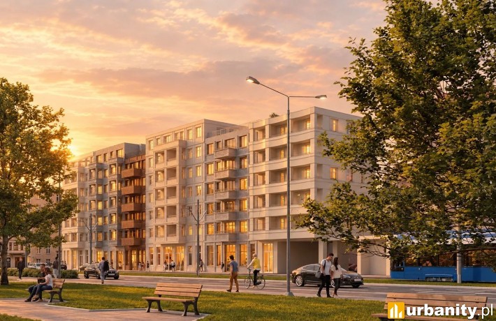 Projekt inwestycji Drobnera 22 we Wrocławiu, wiz. Ronson Development