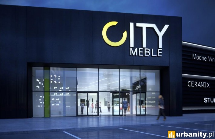 Galeria Wnętrz City Meble w Gdańsku - wizualizacja