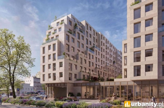Koncepcja inwestycji u zbiegu al. Kościuszki i ul. Zamenhofa, wiz. MVRDV