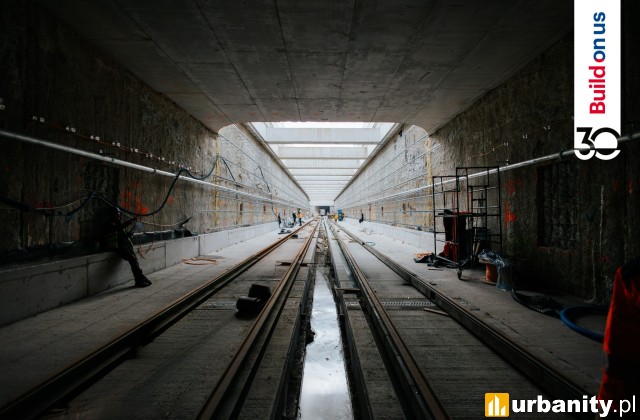 Krakowski Szybki Tramwaj z nowym tunelem. Inwestycja w końcowej fazie, fot. Soletanche Polska