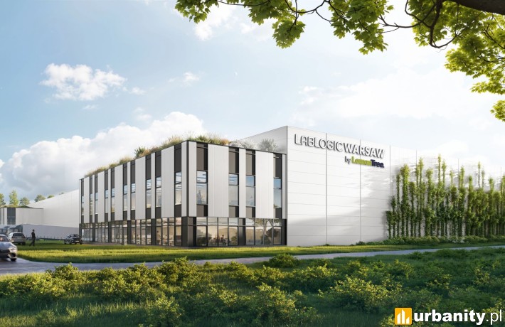 Drugi etap Lablogic Warsaw przy Lotnisku Chopina, wizualizacja, wiz. materiały inwestora