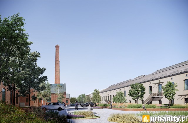 Projekt inwestycji Loft Park w Krakowie, wiz. materiały inwestora