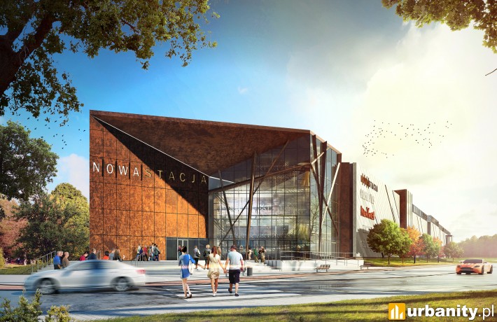 Projekt galerii Nowa Stacja w Pruszkowie